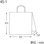 42093 25チャームバッグ 45-1 未晒 赤C cotta