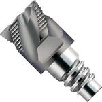 ConeFitヘッド交換式 超硬肩削り / 溝削りエンドミル TAXコート プロトティップ