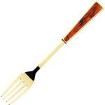 409167 アクリルカトラリープレートゴールドベッコウ デザートフォーク 高桑金属