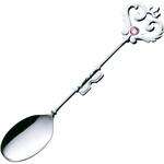 401291 ハーキィシルバーピンクティースプーン 高桑金属