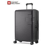 MOTIVAN(モティバン) スーツケース 68cm Lサイズ(無料預入)/78L/5cm拡張/TSAロック/スーツケースカバー・ネームタグ付/カーボングレー SWISS MILITARY MOTIVAN(モティバン) スーツケース 68cm Lサイズ(無料預入)/78L/5cm拡張/TSAロック/スーツケースカバー・ネームタグ付/カーボングレー SWISS MILITARY