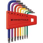 L型レインボーヘクスローブレンチセット(パックナシ) PB SWISS TOOLS(ピービースイスツールズ)