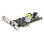 ネットワークアダプターカード/2ポート/2.5Gbps/PCI Express x2/Intel I225-V/NBASE-T/802.3af/at PoE+/P4 P8ピンPCIe給電/イーサネット LANカード StarTech.com ネットワークアダプターカード/2ポート/2.5Gbps/PCI Express x2/Intel I225-V/NBASE-T/802.3af/at PoE+/P4 P8ピンPCIe給電/イーサネット LANカード StarTech.com