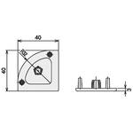 フレームキャップ 40・40・2S・R SUS(エスユーエス)