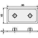 フレームキャップ 45・90 SUS(エスユーエス)