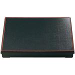 21151750 布目松花堂 全面黒塗 強化ABS 仕切別 A 福井クラフト