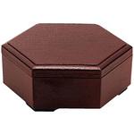 70011731 新 布目六角弁当 溜 (蓋) A 福井クラフト