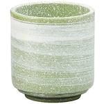 12045670 TA切立て湯呑 若葉刷毛目タタキ TA 福井クラフト