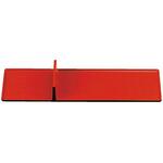 21019550 長手清風弁当 二ツ仕切 朱 A 福井クラフト