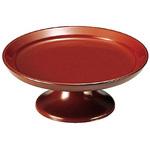 ポート皿 吟朱 (全面塗) A 福井クラフト