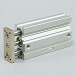 ガイド付薄形シリンダ (MGQM20-1~) SMC