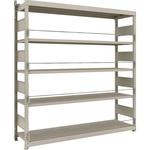 M1.5-DS6645 スチールラック 災害備蓄ラック M1.5型 1760X445X1800 5段単体 TRUSCO