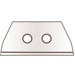 替刃(ショートタイプ) 10枚 TRAPEZOID BLADE martor