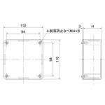 露出用四角ボックス 日動電工