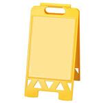 EA983DE-72 サインスタンド 差込式/画面 347×470×604mm/A3 エスコ