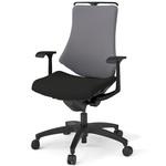 エフチエア クロスバック ハイバック ハンガー付 固定肘 ブラックフレーム  <配送時組立サービス付> イトーキ