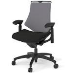 エフチエア クロスバック ローバック ハンガー付 可動肘 ブラックフレーム  <配送時組立サービス付> イトーキ