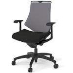 エフチエア クロスバック ローバック ハンガー付 固定肘 ブラックフレーム  <配送時組立サービス付> イトーキ