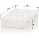 輸入車用キャビンフィルター MANN-FILTER