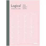 ロジカルダイアリー2026月間ノートタイプA/A6 ナカバヤシ