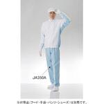 クリーン上着 白×青 JA250A-12 東洋リントフリー
