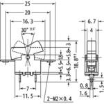 MS-284 波動スイッチ ミゼット波動 ミヤマ電器