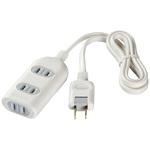 2ピン式電源タップ シャッター付 BSTAPSHシリーズ BUFFALO(バッファロー)