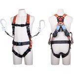 フルハーネス型墜落制止用器具 コアハーネス(CORE HARNESS)ランヤード付 ツイン SRリトラ付 ツヨロン(藤井電工)