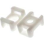 666-739 結束バンドベース RS Pro, SM, 長さ 23mm, 幅 16 mm, ナイロン 66, 白 RS PRO