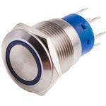 111-5785 RS Pro プッシュボタンスイッチ, DPDT, 5 A, ラッチ, パネルマウント RS PRO
