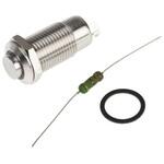 111-6519 RS Pro プッシュボタンスイッチ, 15 mA, ラッチ, パネルマウント RS PRO