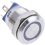 111-6529 RS Pro プッシュボタンスイッチ, 15 mA, モーメンタリ, パネルマウント RS PRO