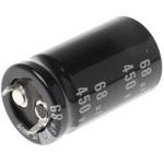 ニチコン アルミ電解コンデンサ,スナップイン端子 450V dc 68μF ニチコン