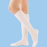 18543 アンシルク(R)・2ブライト(ハイソックス) ホワイト S アルケア