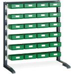 UPRL1006D UPRラック片面H=1000 K-20HYG 24個付 TRUSCO