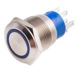 111-5786 RS Pro プッシュボタンスイッチ, DPDT, 5 A, モーメンタリ, パネルマウント RS PRO