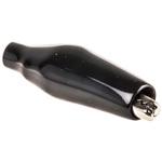 738-5850 RS Pro O85-00008 わに口クリップ, 黒 RS PRO