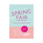 パステルバイカラー スプリングフェア ポップ・ポスター おしゃれEXPO