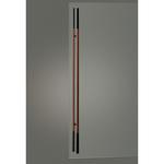 【オーダー】ドアハンドル 丸型 ストレートタイプ ユニウッド(積層強化木) G2681 UNION(ユニオン)