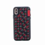 I8WOVEN-BK362 iPhone XS/iPhone X シェルケース/ハンドメイド編込み/Trellis Collection/Jet Skinarma