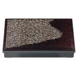 1-354-4 DX尺3寸長手松花堂茶パール京露草 (仕切別) 若泉漆器