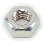 六角ナット 1種 左ねじ(鉄/三価ホワイト)(パック品) 大阪魂