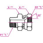 1016 高圧アダプタ(ストレートタイプ) 鉄製 YOKOHAMA(横浜ゴム)