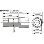 A-129 A-129 MONOLITH T1/07 M14用 アダプター 単品 KYO-EI