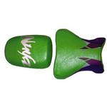 2089D シートカバー ZX9R (99) KAWASAKI グリーン/ORCHID/ダークパープル レター シルバー BAGSTER (バグスター)