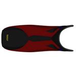 2154D シートカバー TRANSALP 650 (06) ライトクラレット/ブラック/イエロー レター BAGSTER (バグスター)