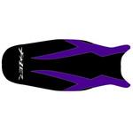 2156V シートカバー 600 FAZER ダークブルー/ブラック/ライトグレー レター (2008) BAGSTER (バグスター)