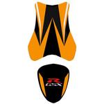 2185F シートカバー GSXR 1000 saffron イエロー/ブラック/ライトグレー レター 08 BAGSTER (バグスター)