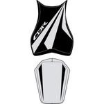 2198C シートカバー CBR 1000 FIREBLADE ブラック/ライトグレー/グレー レター 08 BAGSTER (バグスター)