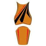 2198E シートカバー CBR 1000 FIREBLADE オレンジ repsol/ブラック/レッド レター 09 BAGSTER (バグスター)
